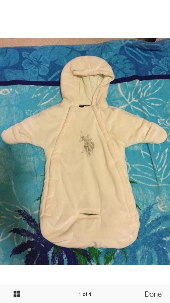 US Polo Assn Baby Bunting Like New