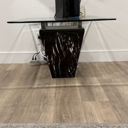 Marble End Table Accent Table 