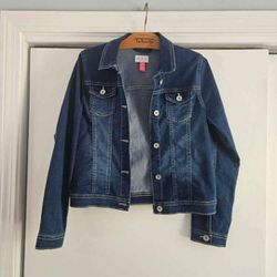 Girls Childrens Place Jean Jacket - Size XL/14