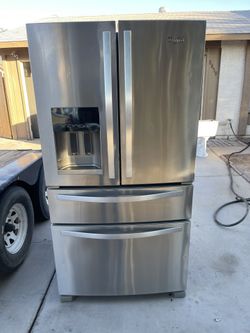 Whirlpool Refrigerator 4 Door Stainless Steel
