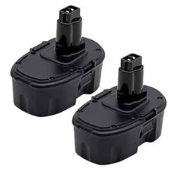 2Pks 18V Replacement Battery for DeWalt:  5.0Ah 18 Volt XRP Batteries for DC9096 DC9098 DE9098 DE9096 DE9098 DW9096 Cordless Power Tools