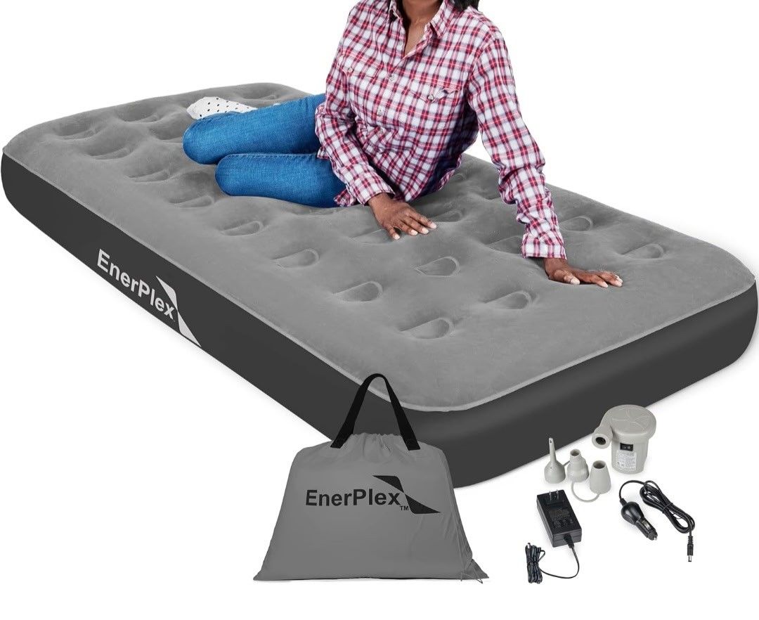 ENERPLEX CAMPING AIR MATTRESS TWIN SIZE