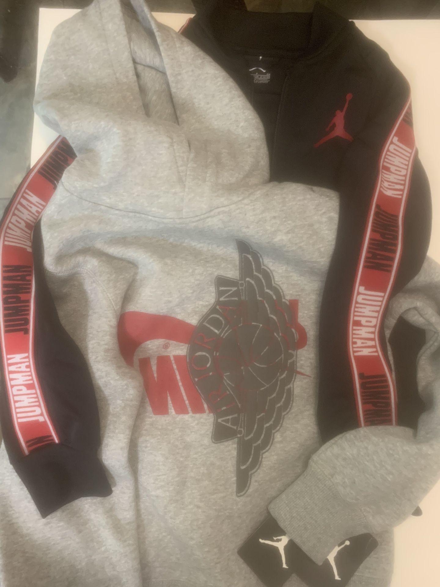 New Nike Air Jordan Hoodie And Track Jacket Both Size Kids Small  With Tags 