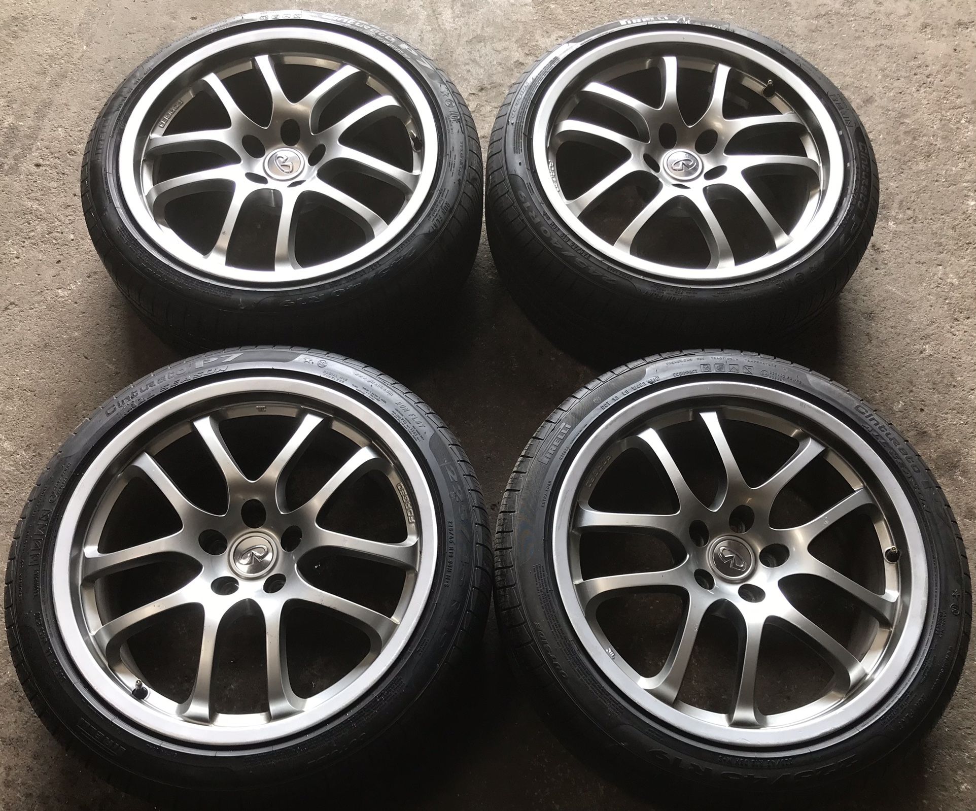 Like New 19” Infiniti G37 G35 M45 Nissan Maxima Factory OEM Wheels Rims ...
