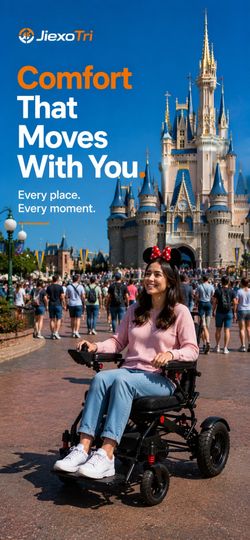 ⚡ Ultra-Light Foldable Electric Wheelchair – Only 39 lbs!  Experience freedom and mobility with this lightweight, travel-friendly electric wheelchair.