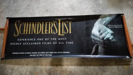 Original Schindler's List movie banner