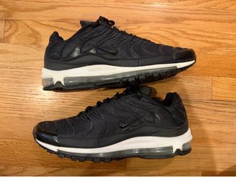 Nike Air Max 97 Plus Black White Men’s Size 13 AH8144-001 Rare