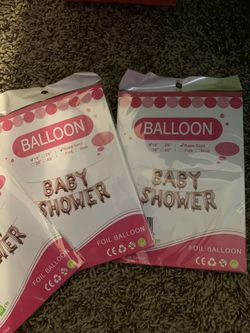 Baby shower balloons 16”