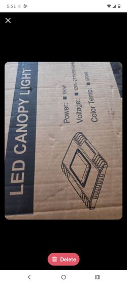 2x Canopy Light (New)