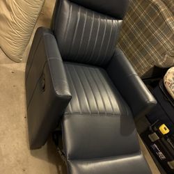 Blue Recliner 