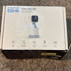 Blink Mini Pan-Tilt Camera (newest model), Rotating indoor plug-in smart security camera, two-way audio, HD video, motion detection, Works with Alexa 