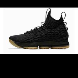 Brand new Nike LeBron 15" black gum (Size 10)