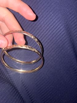 Gold bangles