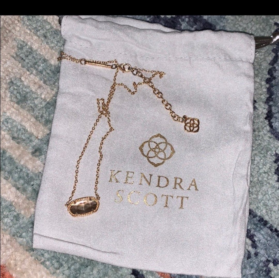 Kendra Scott Gold Irridescent Necklace