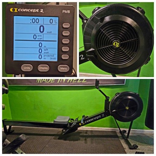 CONCEPT 2 ROWER 265k METERS D MODEL INDOOR ROWING MACHINE PM5 ROWERG