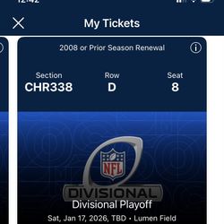 Seahawks  Vs Niners Tickets