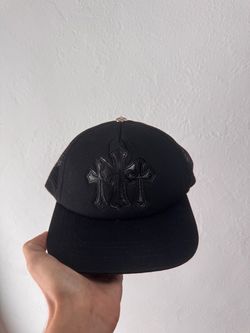 Chrome Hearts Three Cross Trucker Hat