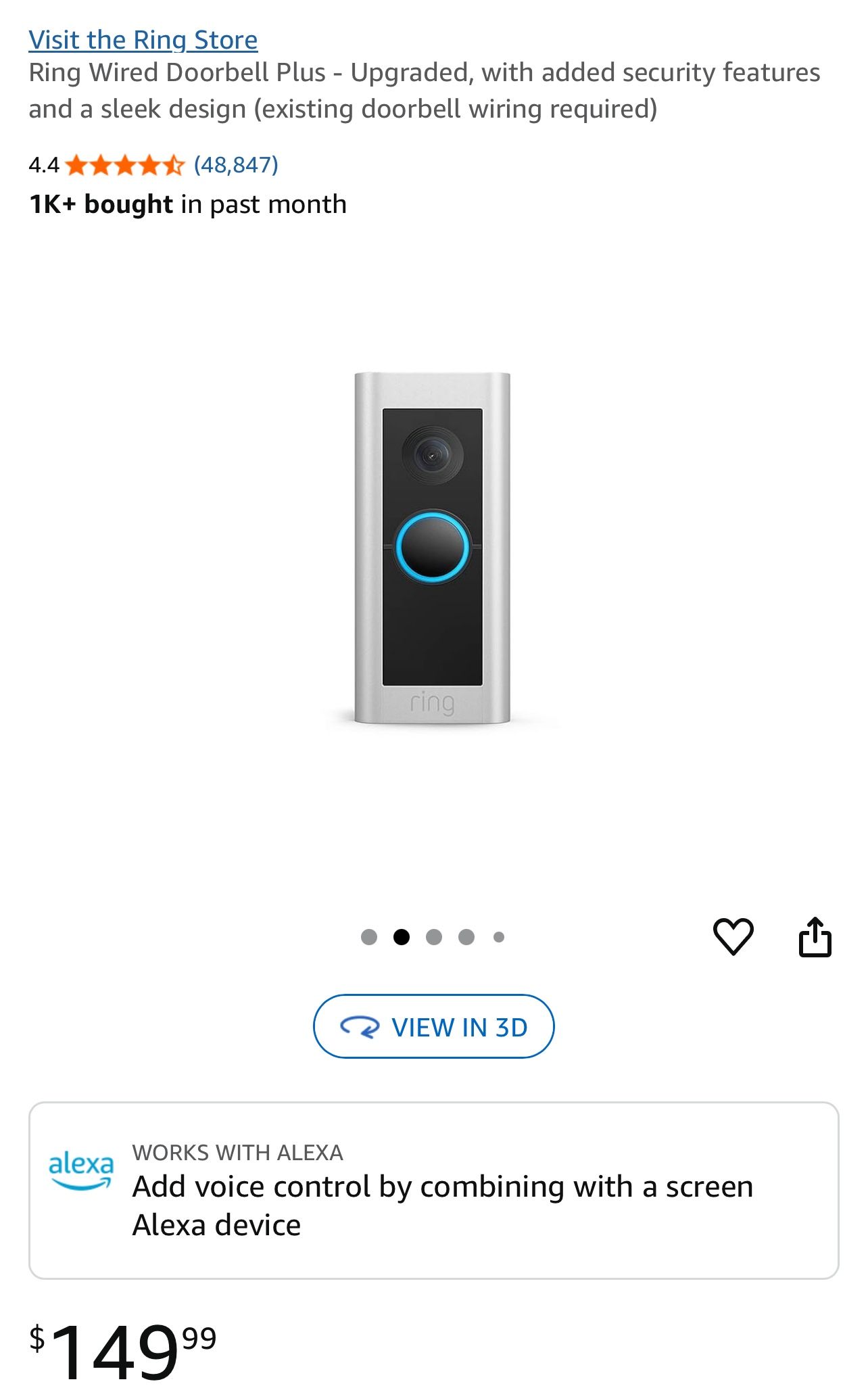 Ring Door Bell Plus