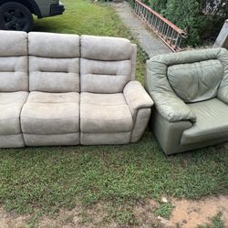 Recliner Couch And Large Comfy Chair