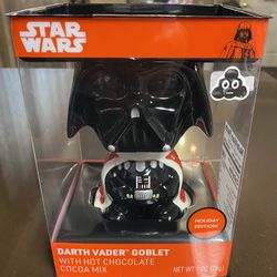 STAR WARS DARTH VADER GOBLET W/ HOT COCOA