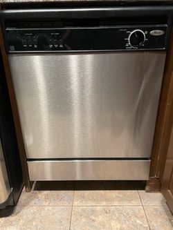 Whirlpool stainless steel dishwasher