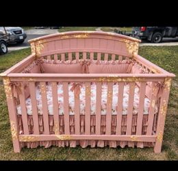Graco baby / toddler bed custom painted