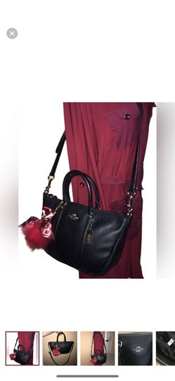 Coach Black Leather Bag 