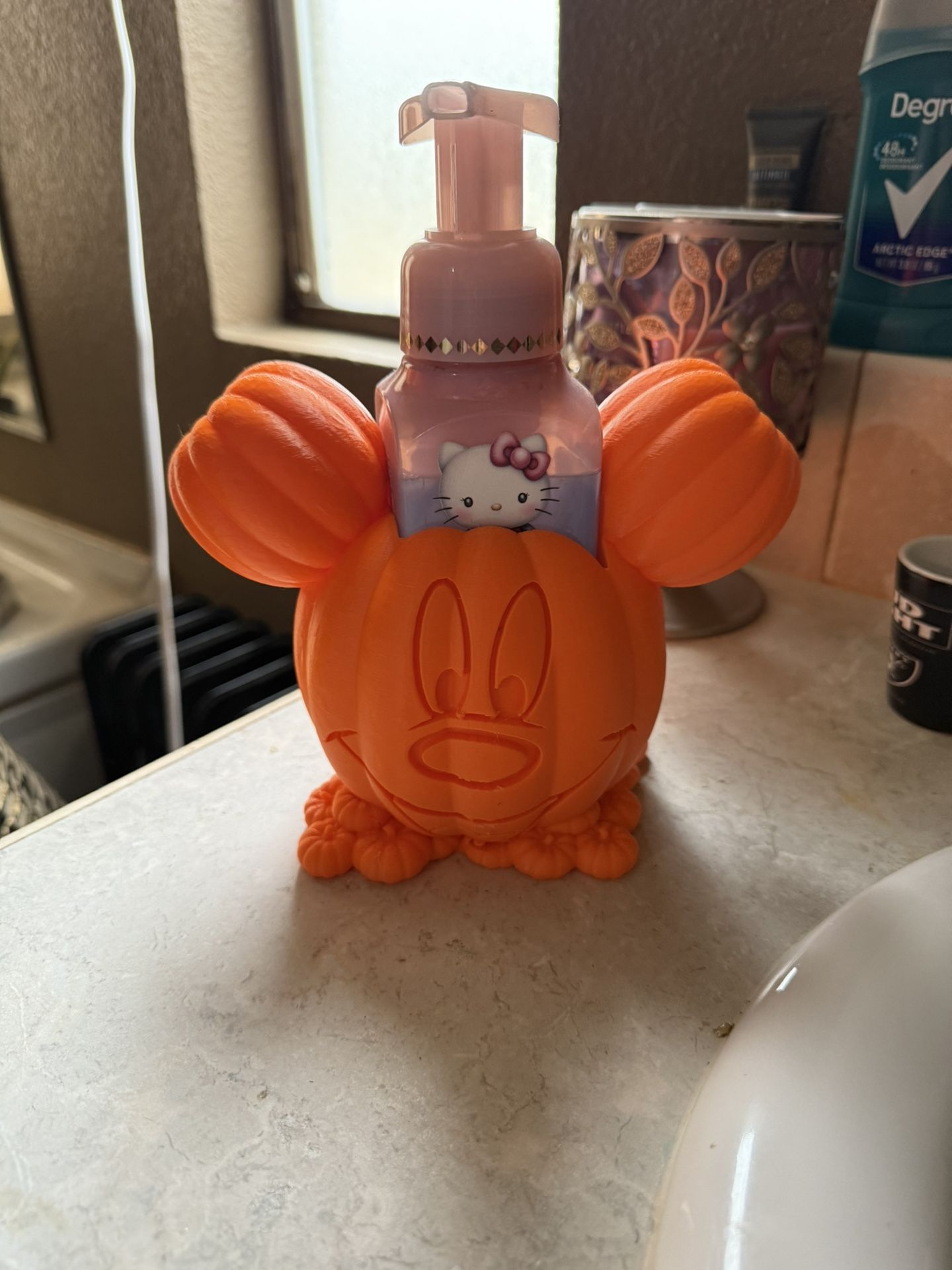 Mickey Pumpkin Soap dispenser sleeve