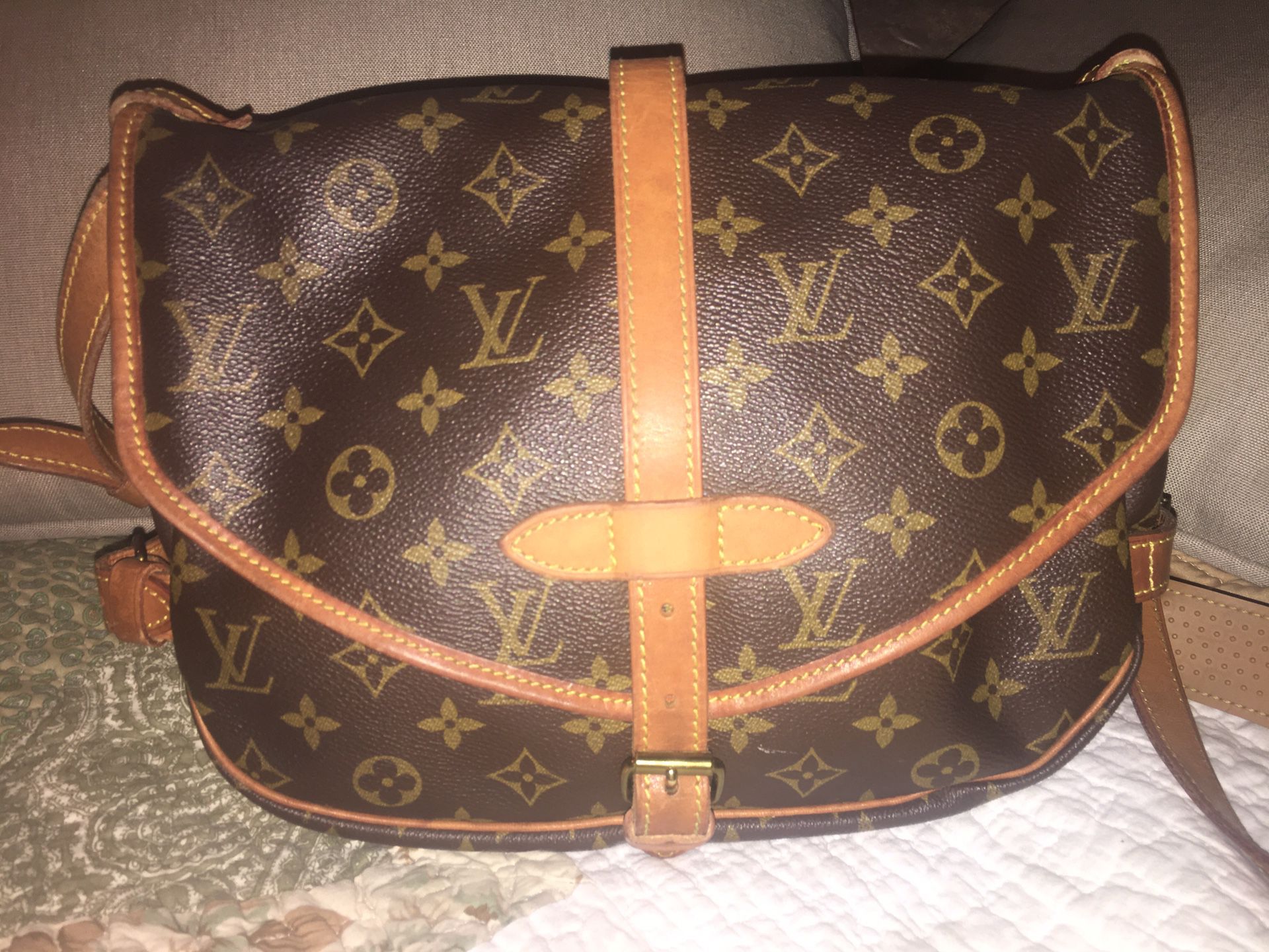 Louis Vuitton Samur Bag,Authentic