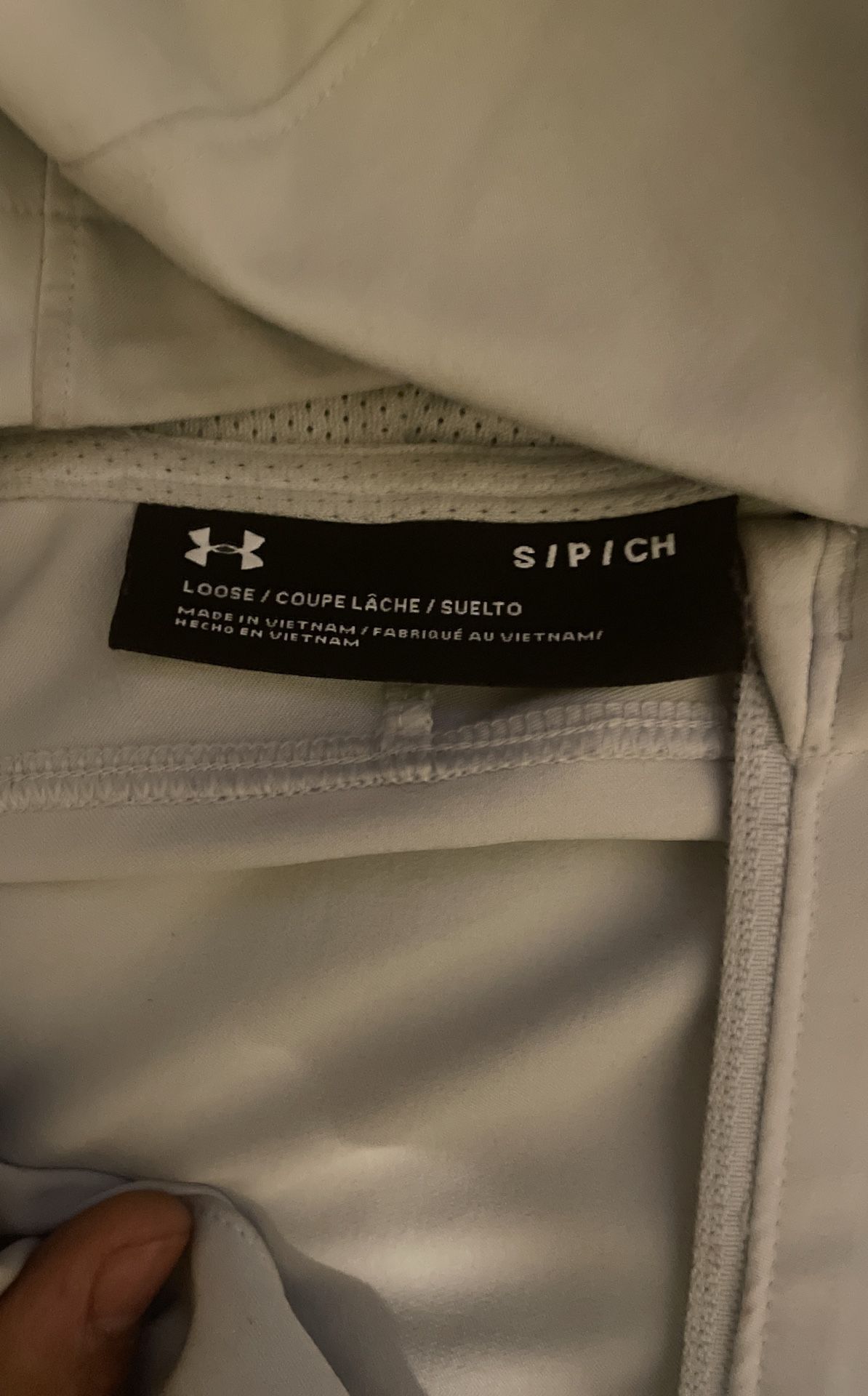White UA Windbreaker