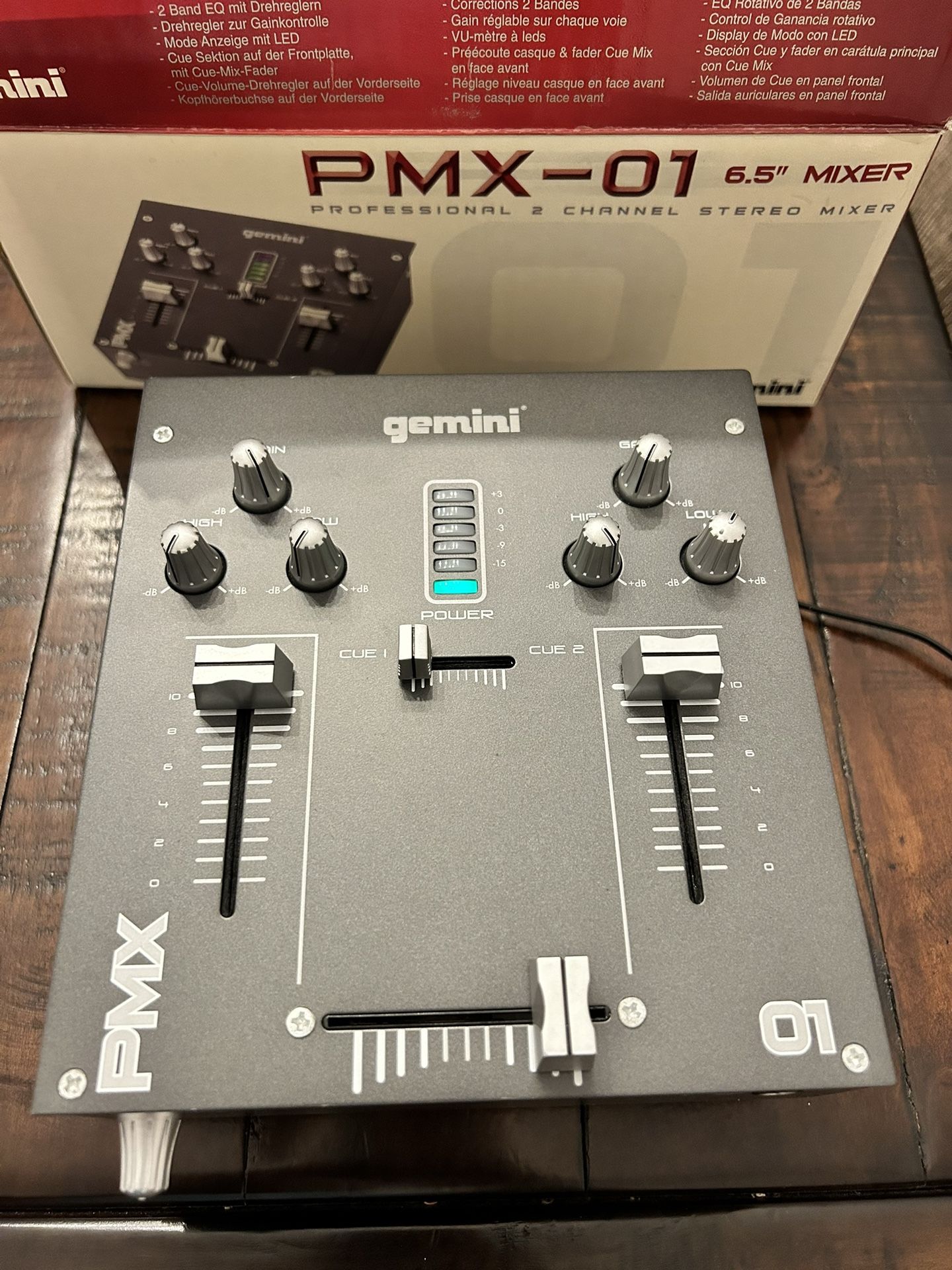 🔥 Gemini PMX-01 6.5 Stereo DJ Mixer 🔥
