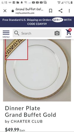 CHARTER CLUB GRAND BUFFET PORCELAIN~CHINA