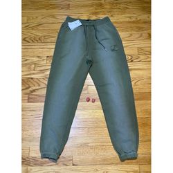 Jordan Flight Fleece Jogger Pants faded olive green Men’s sz S NEW!!