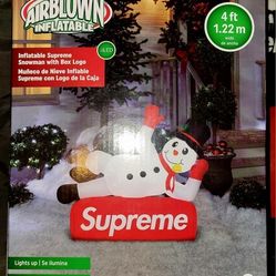 Supreme Inflatable Snowman w/ Box Logo