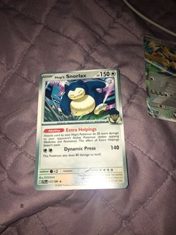 Hop's Snorlax 117/159 Pokémon Card JTG