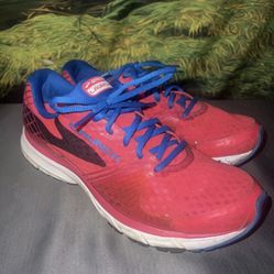 Brooks Launch 3 Pink Blue Size 10.5 