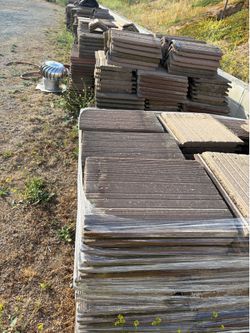 Marley Roof Tiles – Flat Double Channel-Approx. 2,200 Available