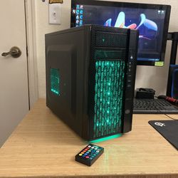 FAST Custom Built Gaming PC / AMD Ryzen 5 1600 CPU / 16GB RAM / Radeon RX 580 4GB GPU / 250GB SSD + 1TB HDD / RGB / Windows 11 Pro