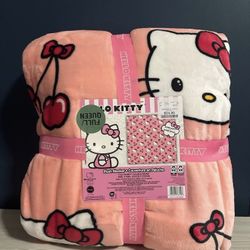 Hello Kitty Blanket Cherry 