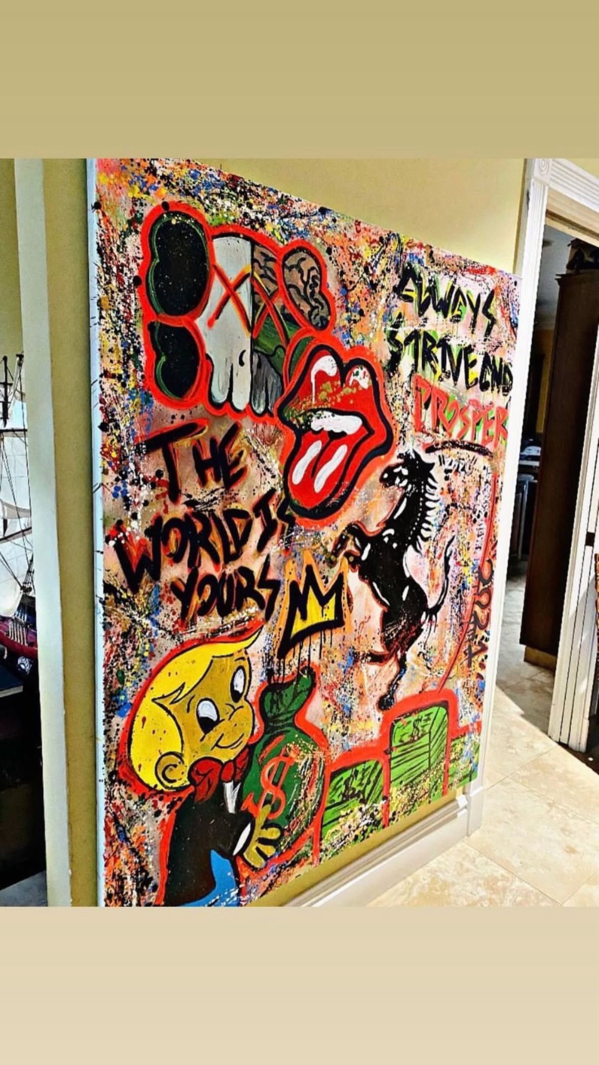 Richie Rich X Rolling Stones Custom Art