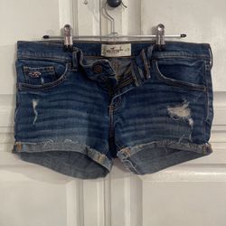 Hollister Distressed Jean Shorts