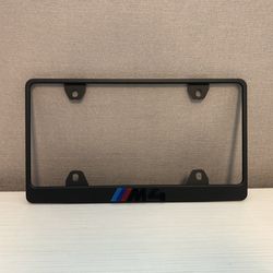 Metal Black M4 Frame with Color letters