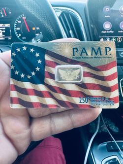 Pamp 250th 2.5 grams of pure gold