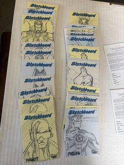 1998 Marvel Sketchboard Cards ( Hesperia Ca )