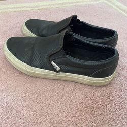 VANS Classic Leather Slip-On Shoes 