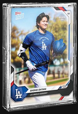 Topps Now Opening Day Shohei Ohtani Dodgers Baseball Card