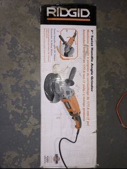 7” Twist handle angle grinder