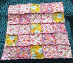 Homemade baby quilts