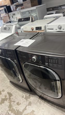 LG washer and gas dryer