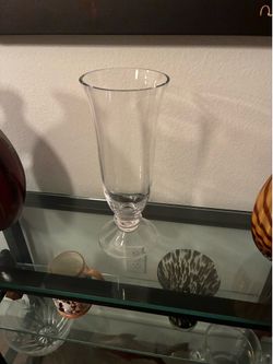 Tall Glass Vase